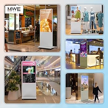 floor standing 55" interactive led screens